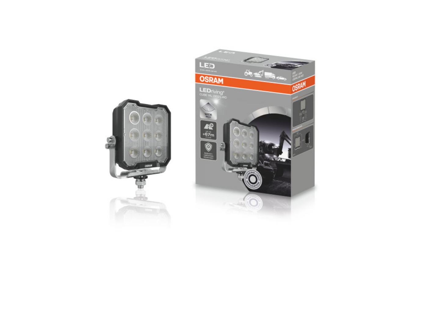 Osram Arbeitsscheinwefer - LEDriving Cube WL VX125-WD